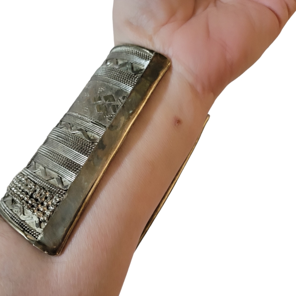 Handcrafted Cuff Bracelet Large - image 2